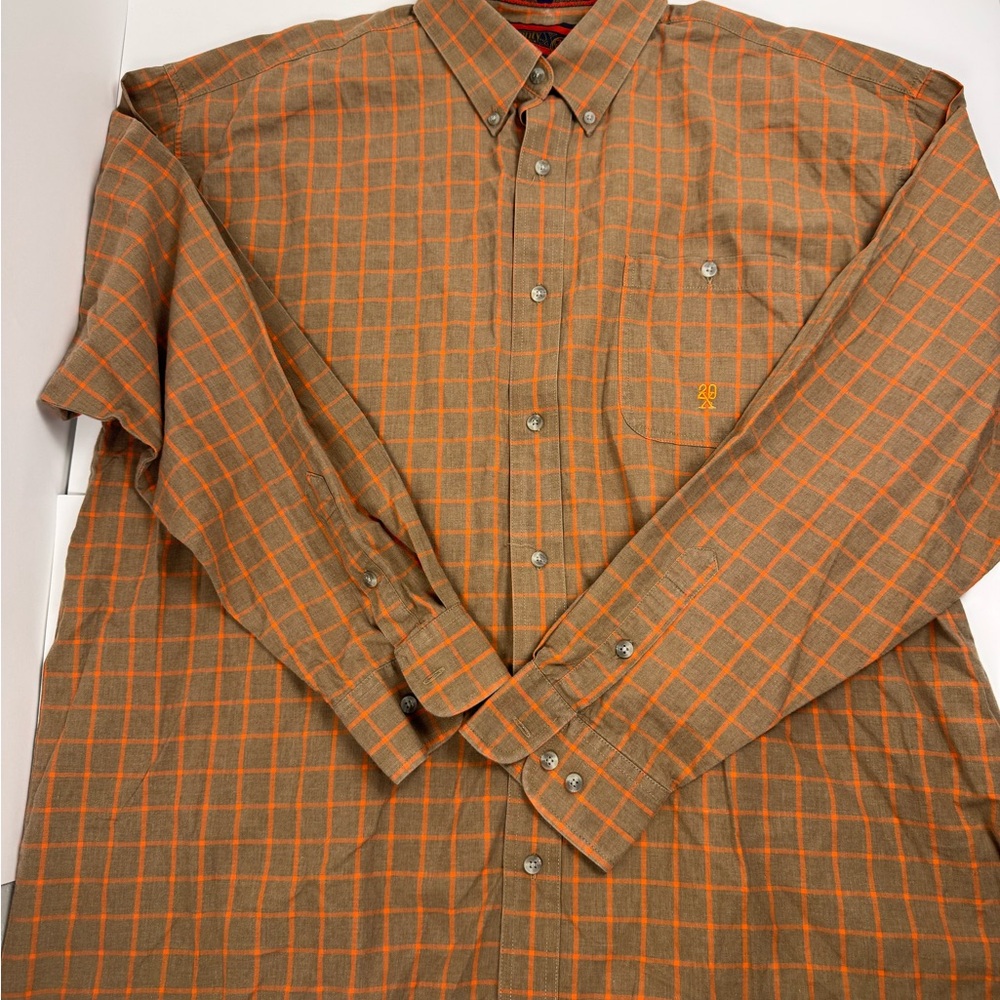 Twenty X Orange‎ Button Down Shirt men's XXL